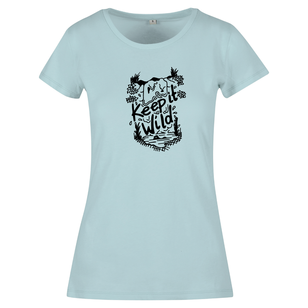 Keep It Wild Swimming Themed Ladies T-Shirt