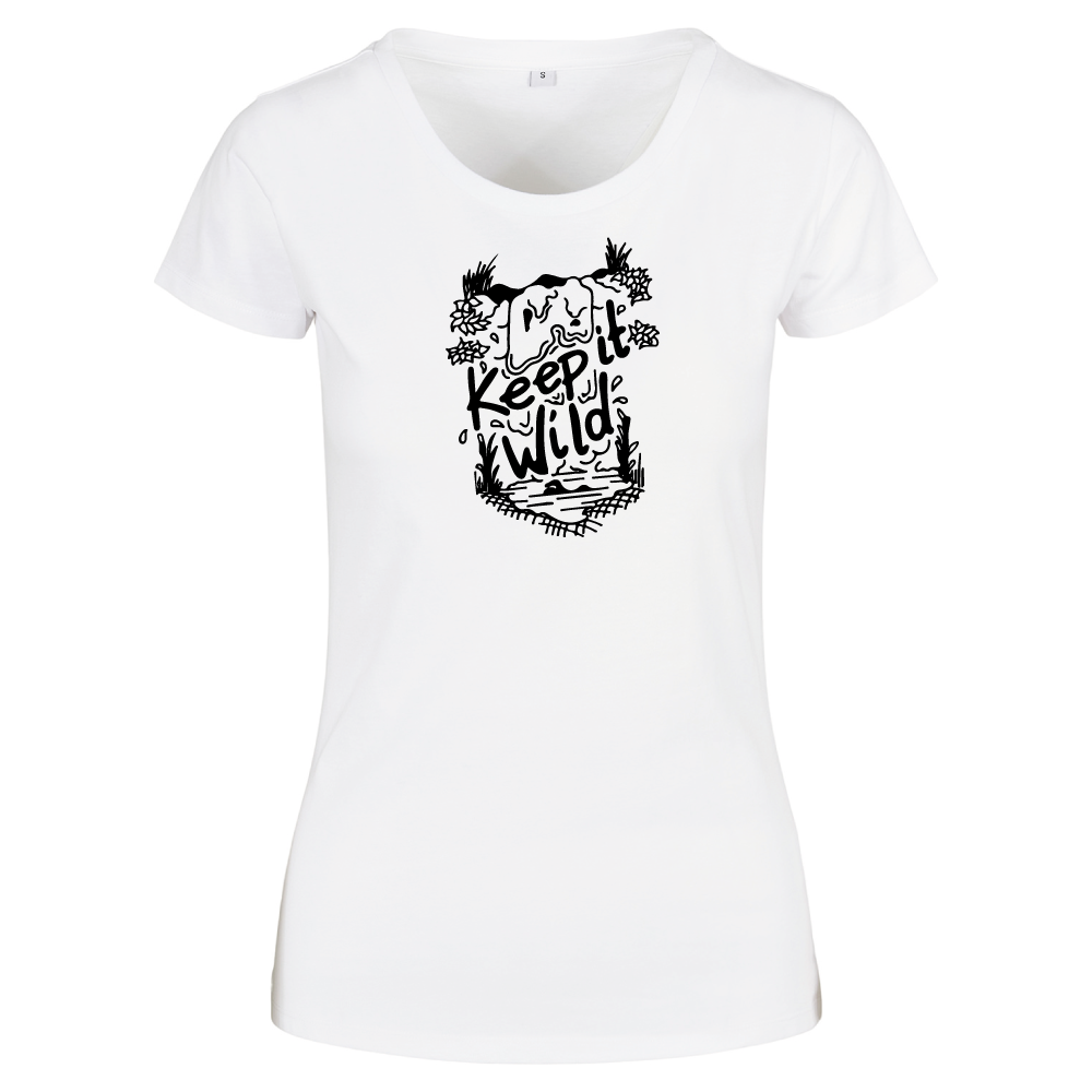 Keep It Wild Swimming Themed Ladies T-Shirt