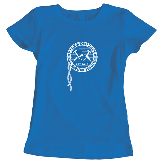 Keep on Climbing - Adventure-Inspired Mountaineering T-shirt