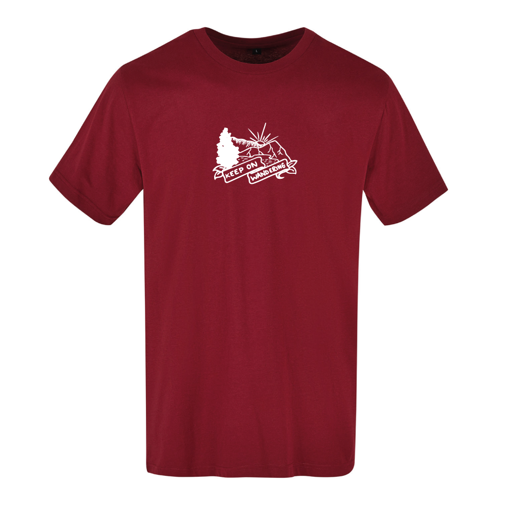 Keep on Wandering Hiking Themed Unisex T-Shirt