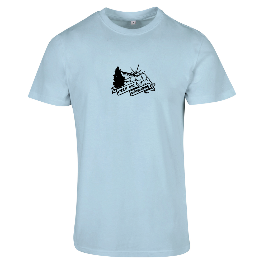 Keep on Wandering Hiking Themed Unisex T-Shirt