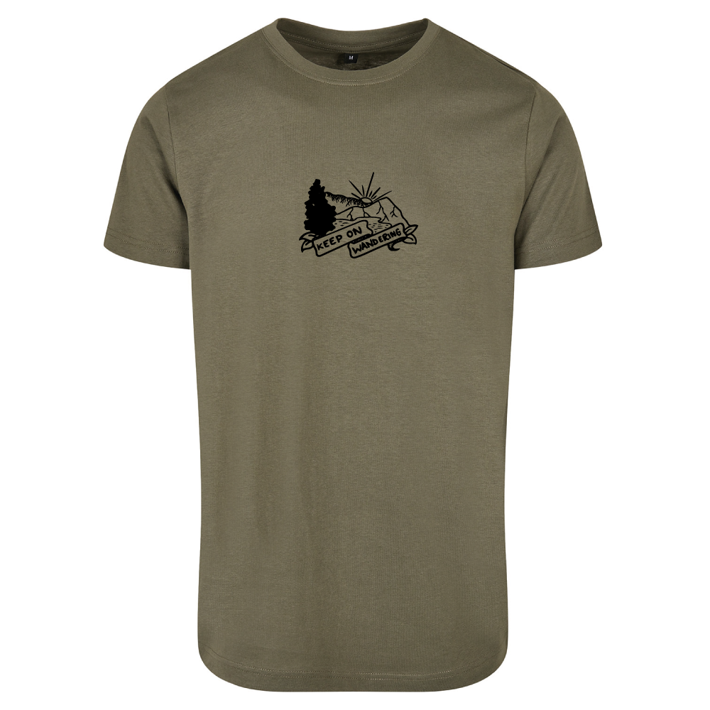 Keep on Wandering Hiking Themed Unisex T-Shirt