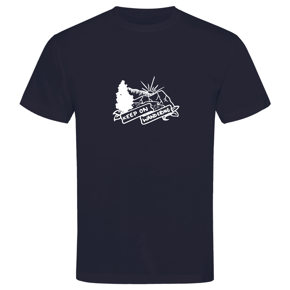Keep on Wandering - Hiking-Themed Adventure T-shirt