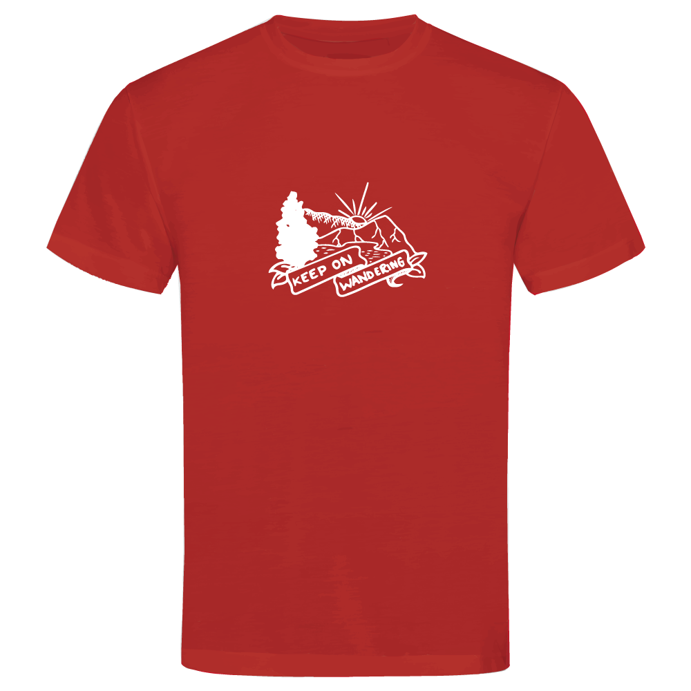 Keep on Wandering - Hiking-Themed Adventure T-shirt