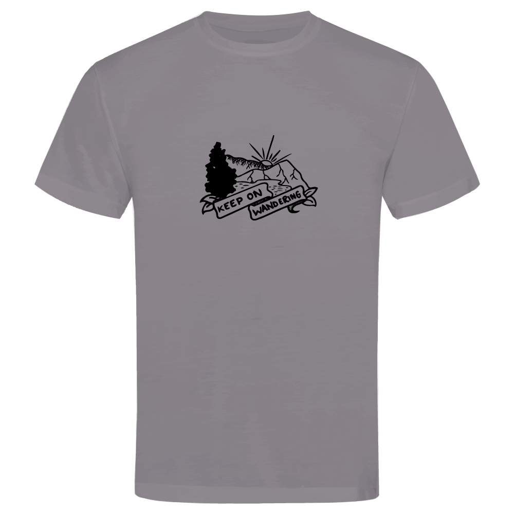 Keep on Wandering - Hiking-Themed Adventure T-shirt