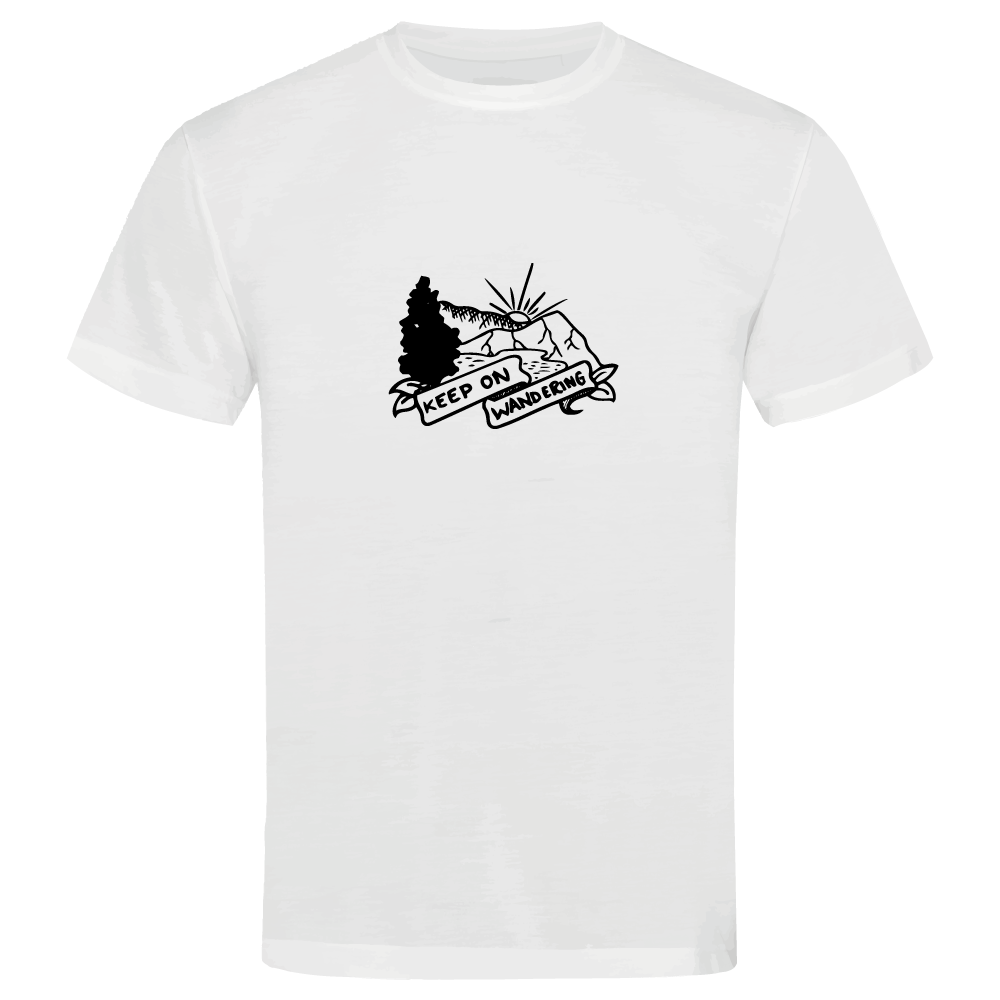 Keep on Wandering - Hiking-Themed Adventure T-shirt