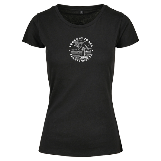 Look Out To Sea Adventure Themed Ladies T-Shirt