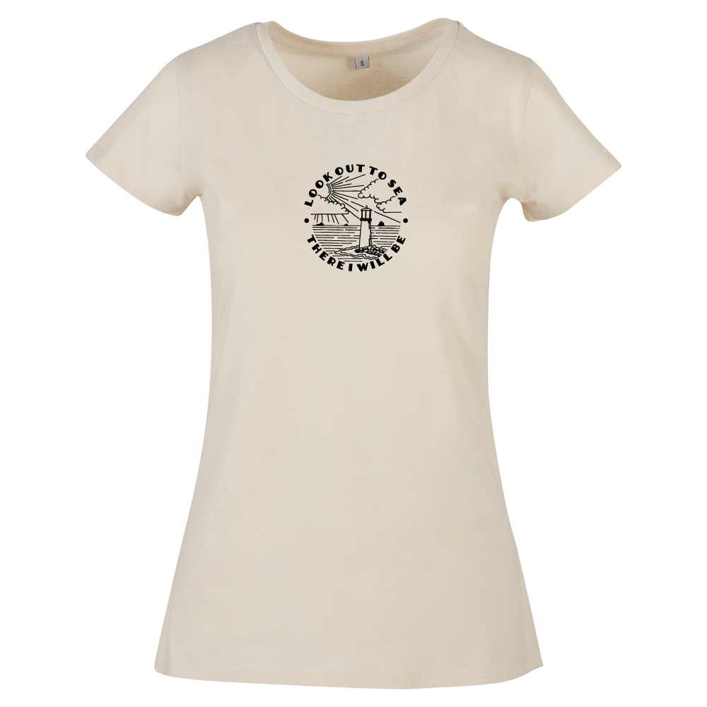 Look Out To Sea Adventure Themed Ladies T-Shirt