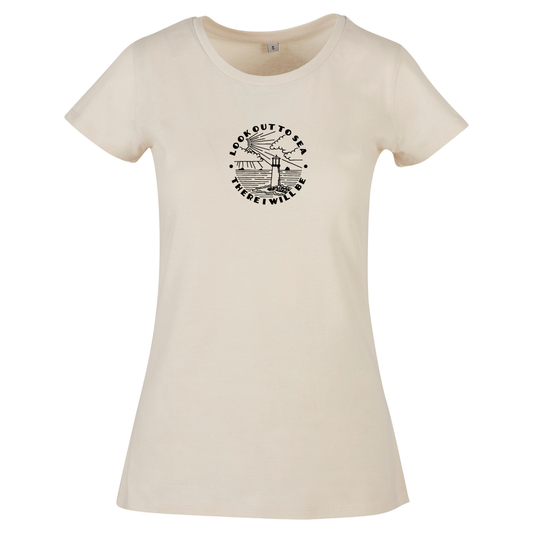 Look Out To Sea Adventure Themed Ladies T-Shirt