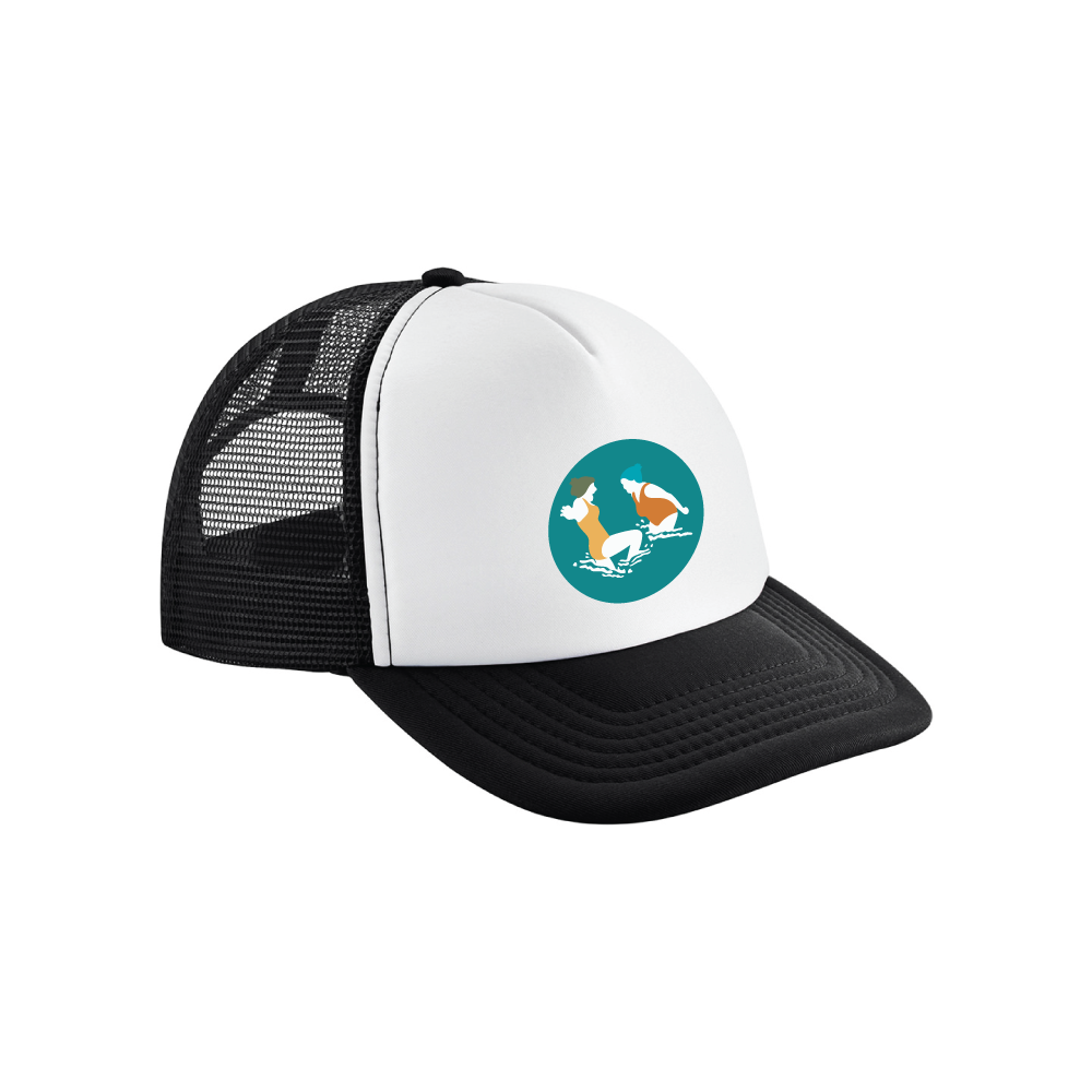 Maverick Mums Wild Swimming Trucker Cap | Vintage Adventure Snapback