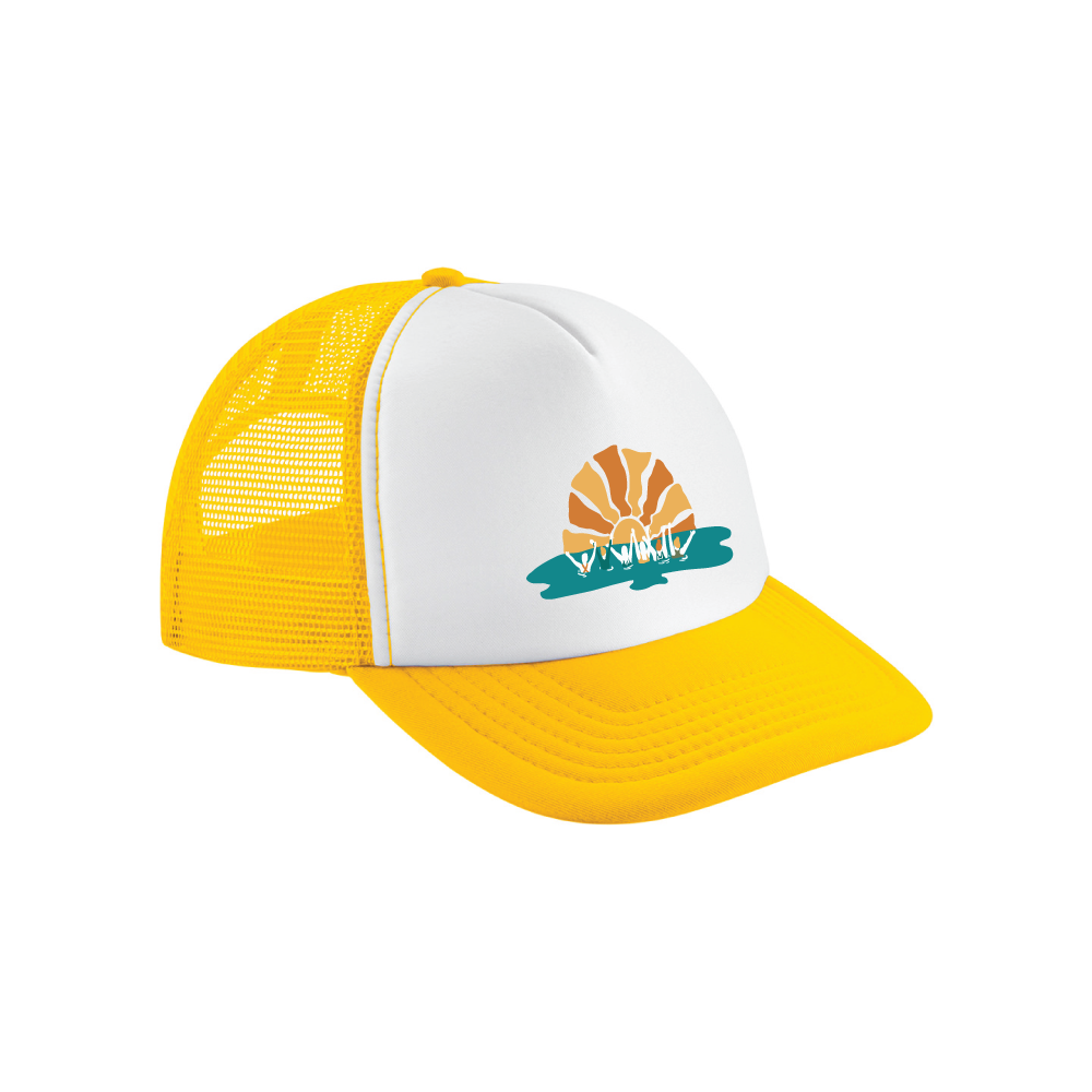 Maverick Mums Wild Swimming Sunshine Trucker Cap | Vintage Adventure Snapback