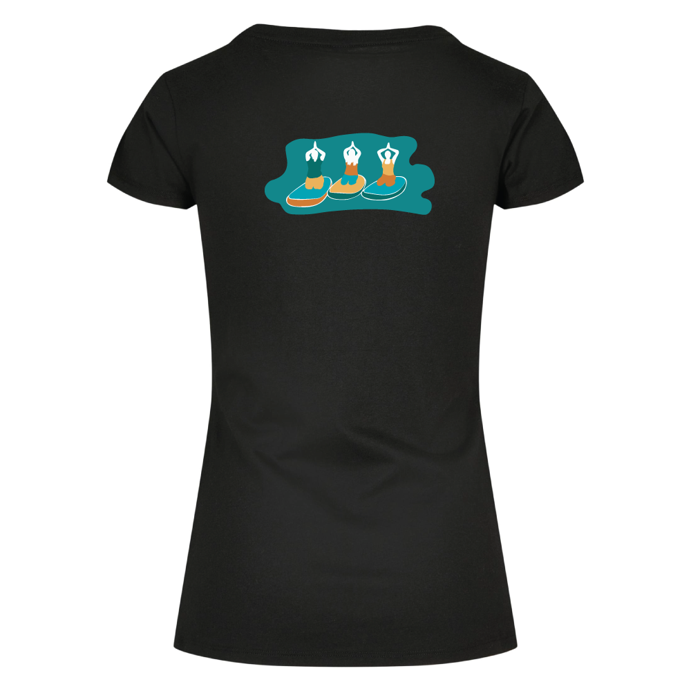 Maverick Mums Paddleboard Yoga Group Classic Fit T-Shirt | Unisex Adventure Tee | Front & Back Design