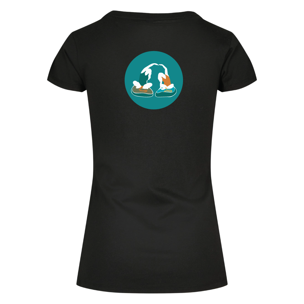 Maverick Mums Paddle Boarding Duo Classic Fit T-Shirt | Unisex Adventure Tee | Front & Back Design