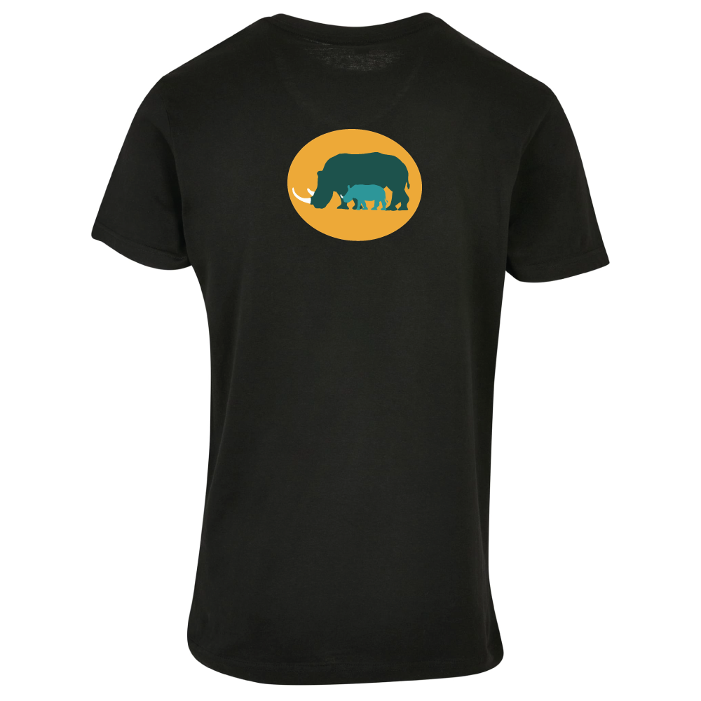 Maverick Mums Rhino & Calf Relaxed Fit T-Shirt | Unisex Adventure Tee | Front & Back Print
