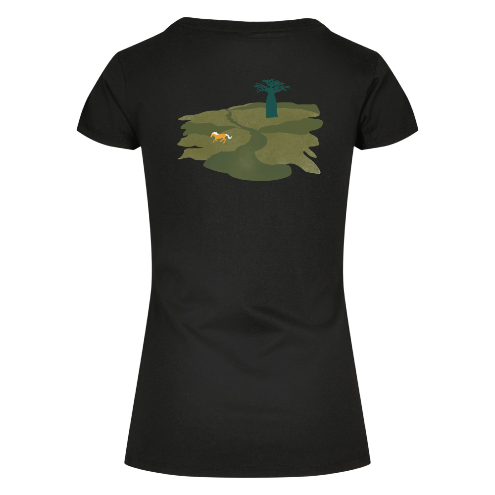 Maverick Mums Wild Horses Classic Fit T-Shirt | Adventure Tee | Front & Back Print (Copy)