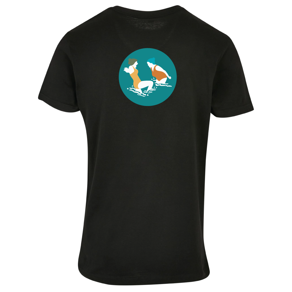 Maverick Mums Wild Swimmers Relaxed Fit T-Shirt | Unisex Adventure Tee | Front & Back Design