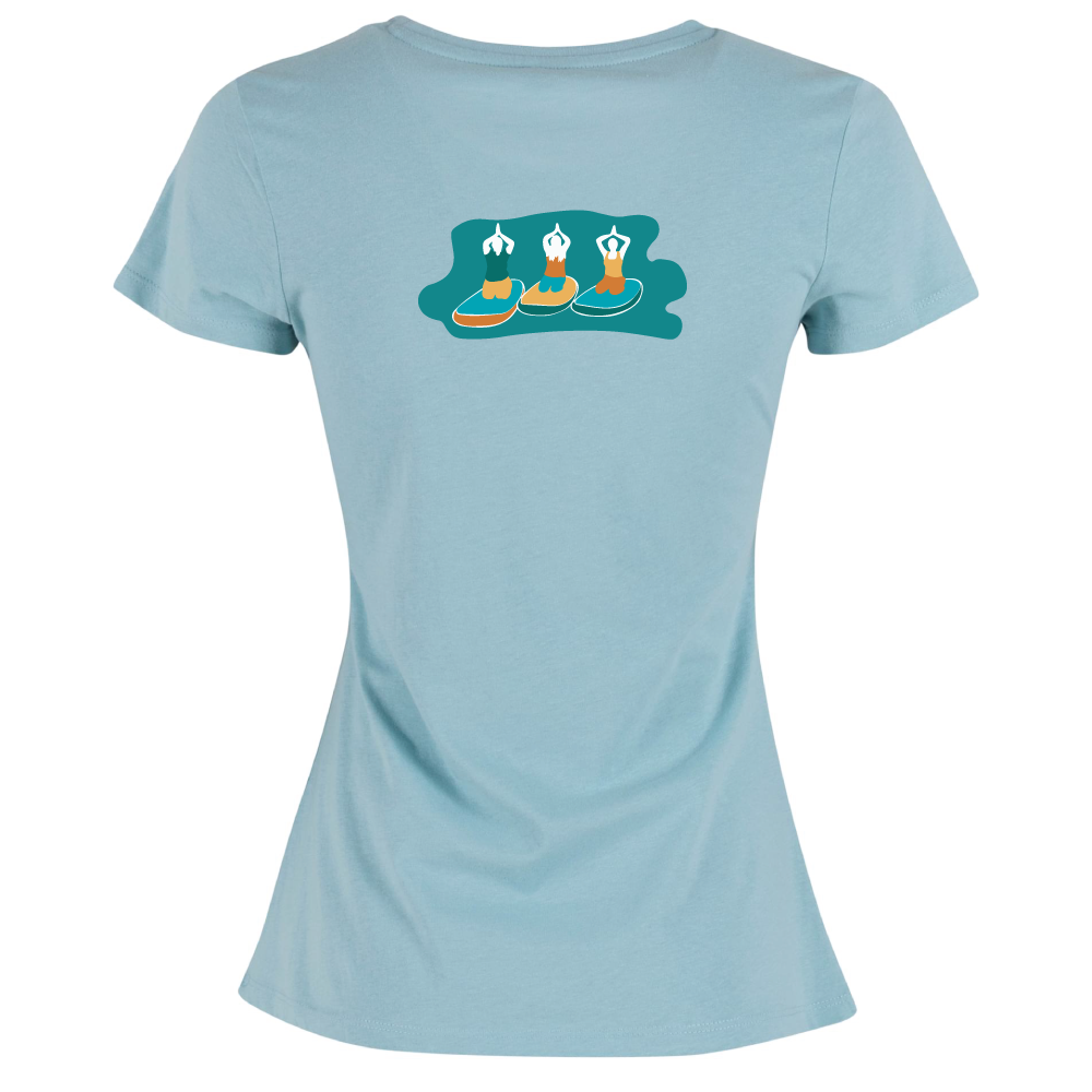 Maverick Mums Paddleboard Yoga Group Classic Fit T-Shirt | Unisex Adventure Tee | Front & Back Design