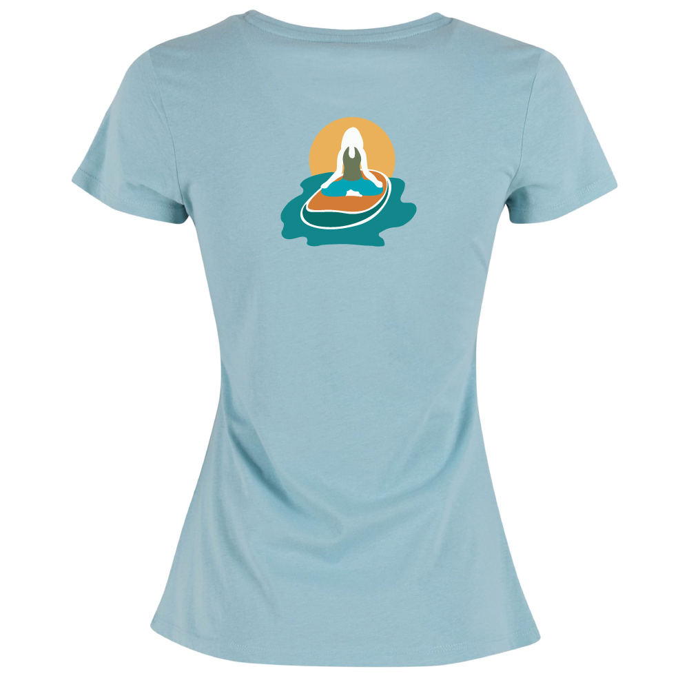Maverick Mums Paddleboard Yoga Classic Fit T-Shirt | Unisex Adventure Tee | Front & Back Design