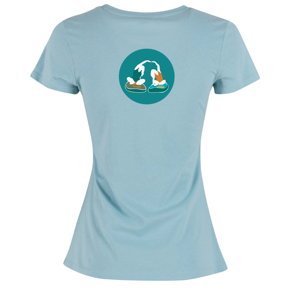 Maverick Mums Paddle Boarding Duo Classic Fit T-Shirt | Unisex Adventure Tee | Front & Back Design