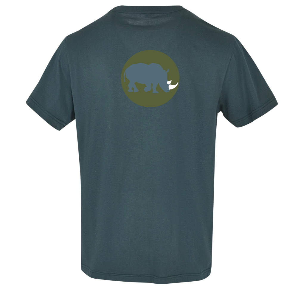 Maverick Mums Rhino Relaxed Fit T-Shirt | Unisex Adventure Tee | Front & Back Print