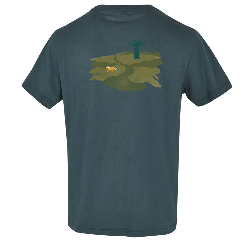 Maverick Mums Wild Horses Relaxed Fit T-Shirt | Unisex Adventure Tee | Front & Back Print
