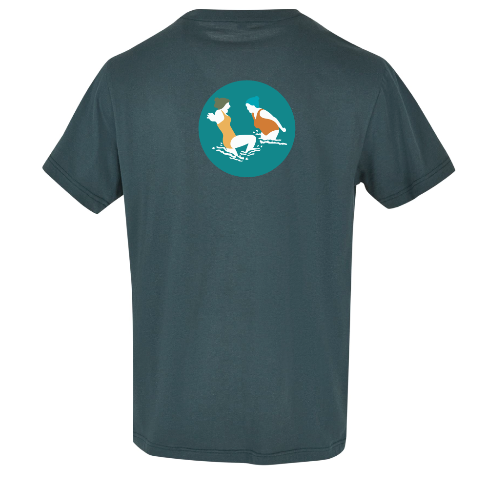 Maverick Mums Wild Swimmers Relaxed Fit T-Shirt | Unisex Adventure Tee | Front & Back Design