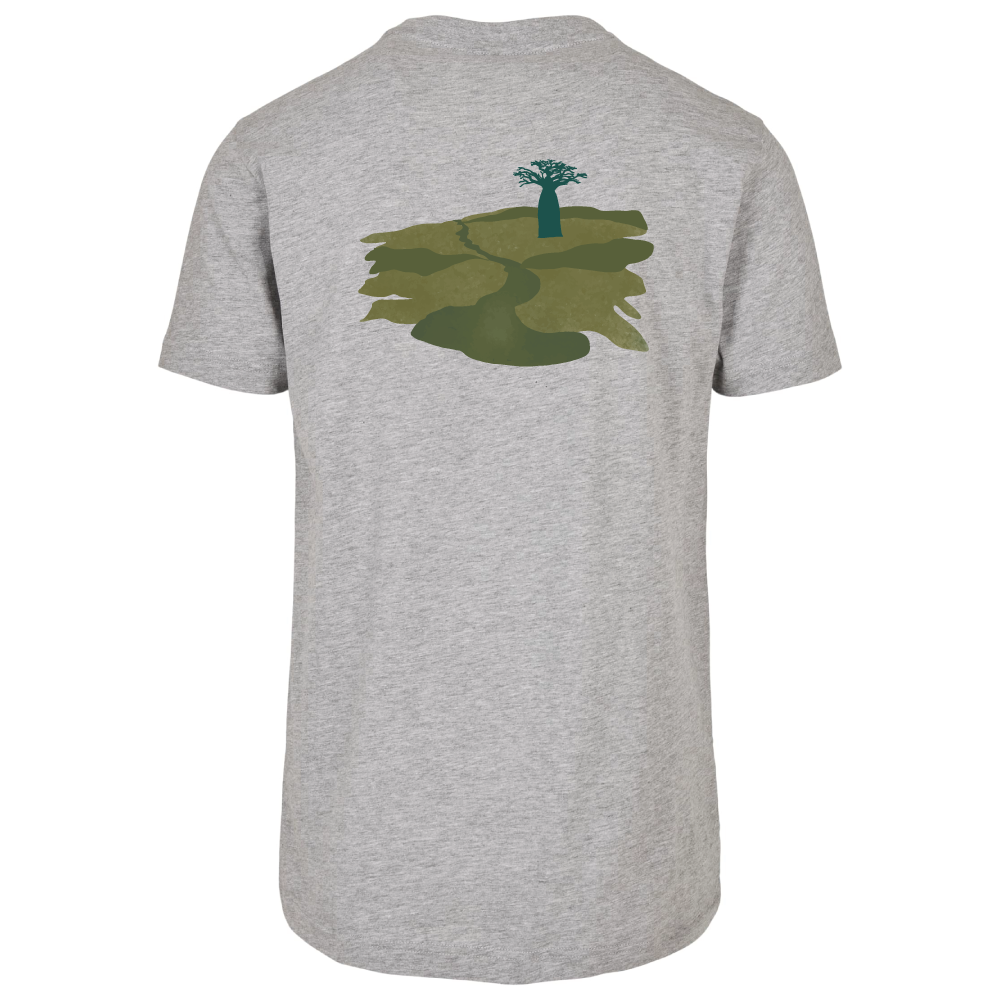 Maverick Mums Baobab Tree Landscape Relaxed Fit T-Shirt | Unisex Adventure Tee | Front & Back Print