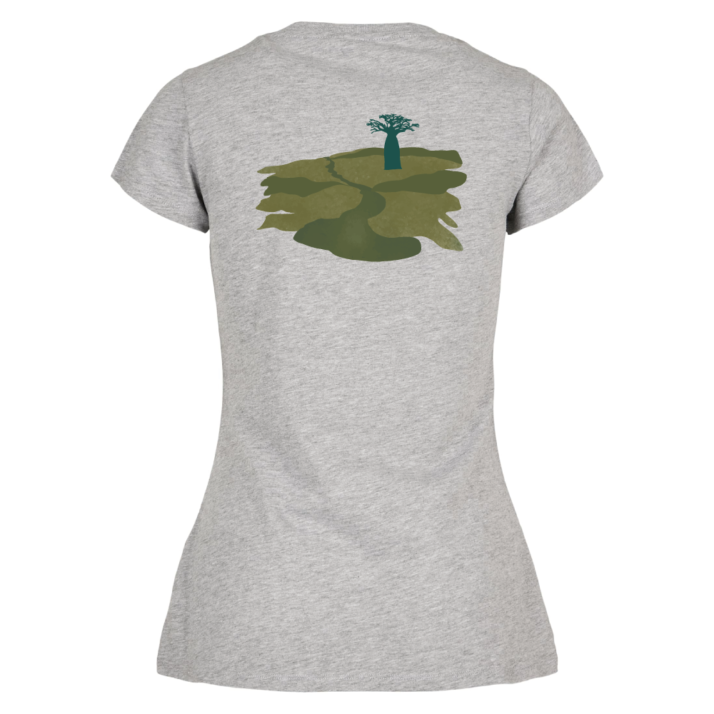 Maverick Mums Baobab Tree Landscape Classic Fit T-Shirt | Adventure Tee | Front & Back Print