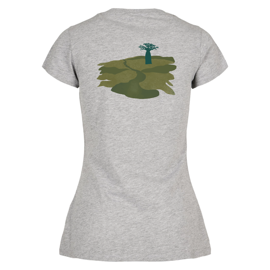 Maverick Mums Baobab Tree Landscape Classic Fit T-Shirt | Adventure Tee | Front & Back Print
