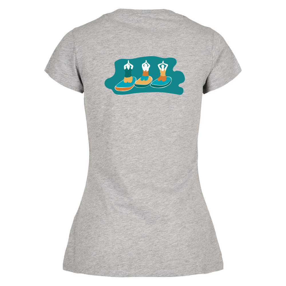 Maverick Mums Paddleboard Yoga Group Classic Fit T-Shirt | Unisex Adventure Tee | Front & Back Design