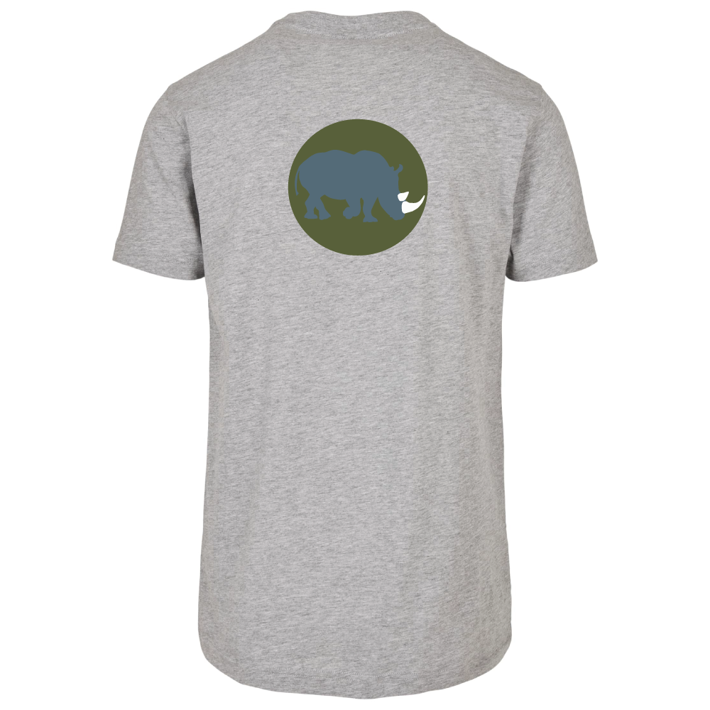 Maverick Mums Rhino Relaxed Fit T-Shirt | Unisex Adventure Tee | Front & Back Print