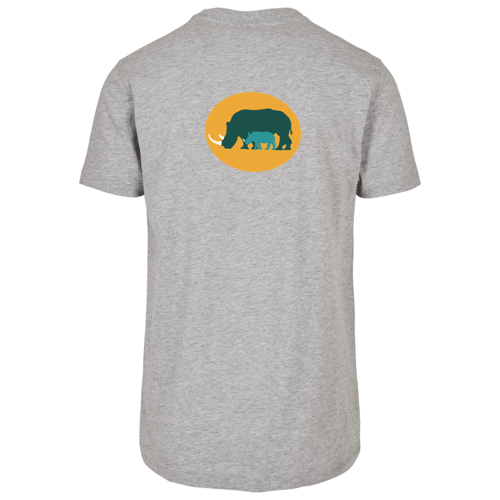 Maverick Mums Rhino & Calf Relaxed Fit T-Shirt | Unisex Adventure Tee | Front & Back Print