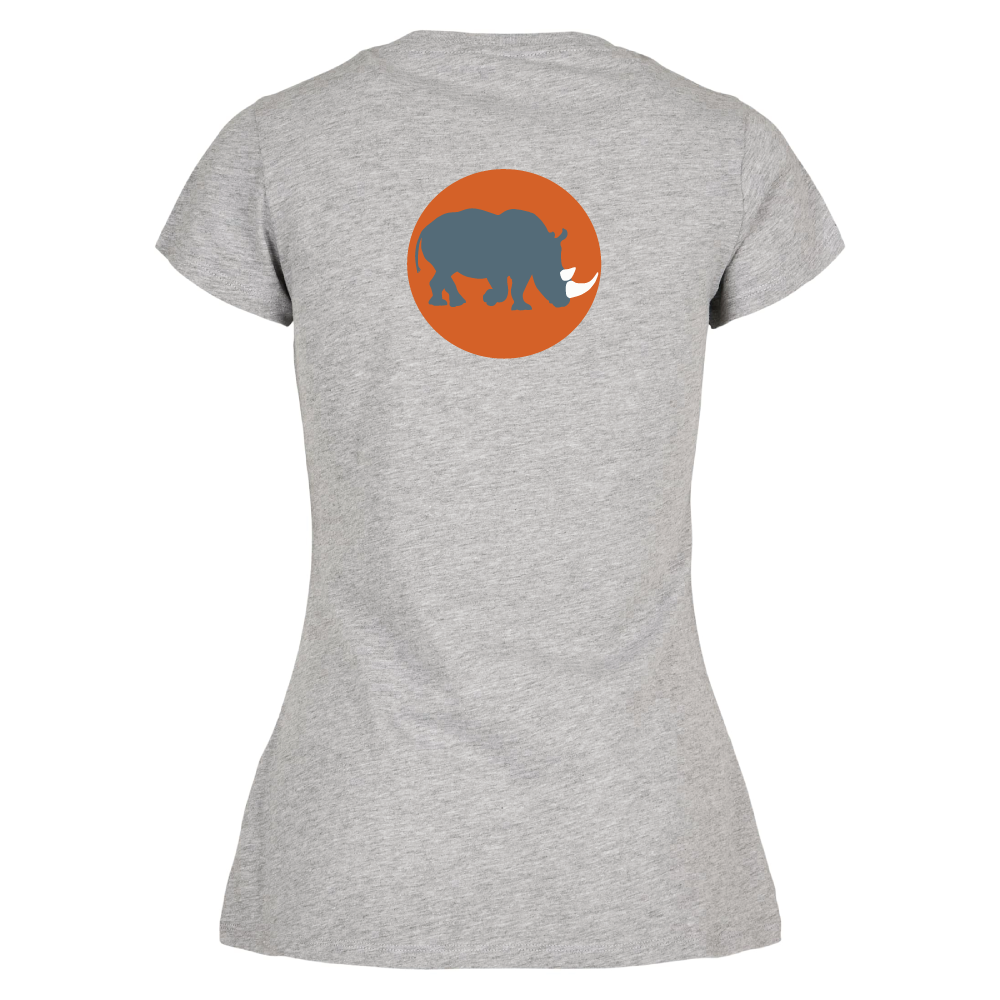 Maverick Mums Sunset Rhino Classic Fit T-Shirt | Adventure Tee | Front & Back Print