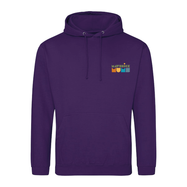 Maverick Mums Logo Hoodie | Adventure Hoodie for Mums | Outdoor Clothing