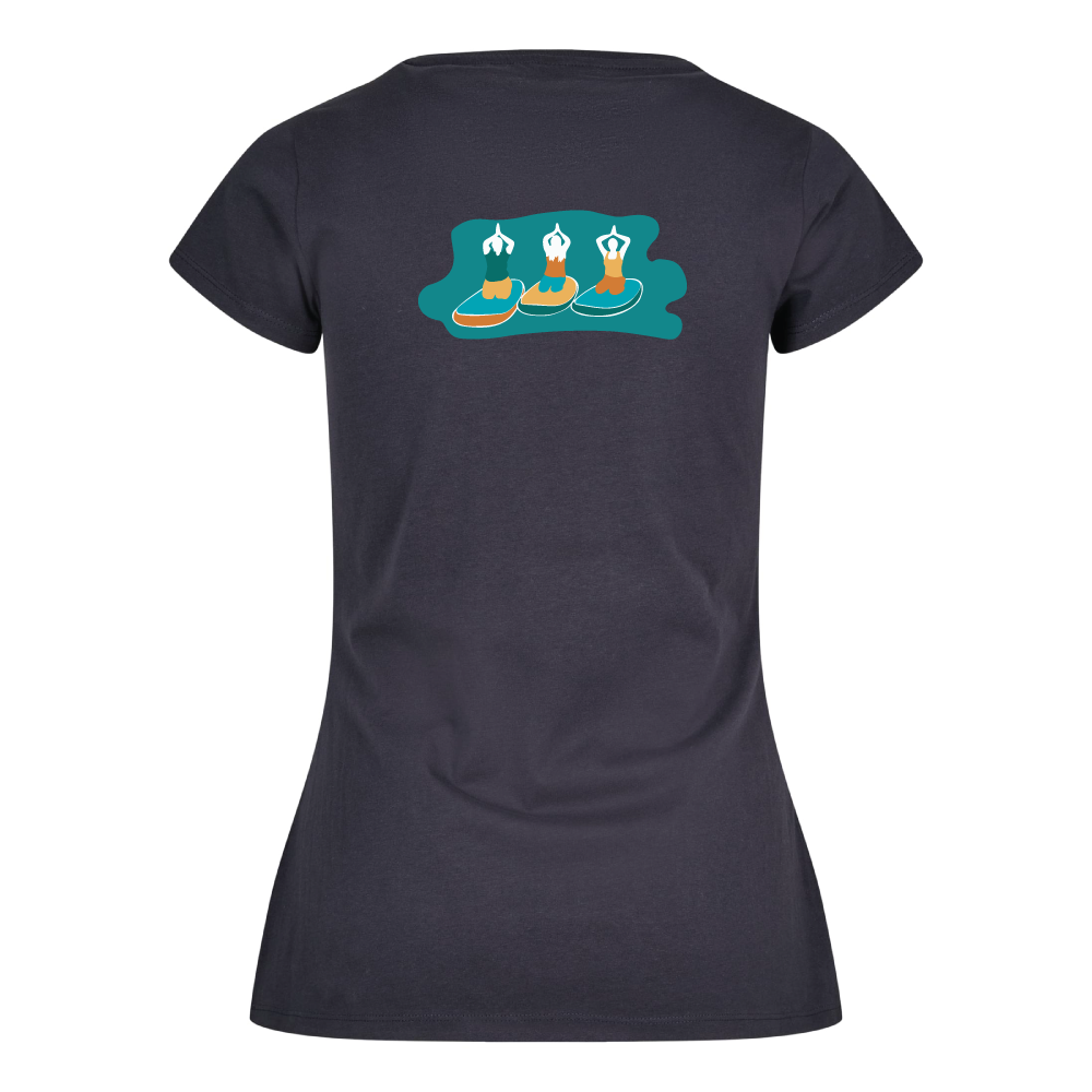 Maverick Mums Paddleboard Yoga Group Classic Fit T-Shirt | Unisex Adventure Tee | Front & Back Design