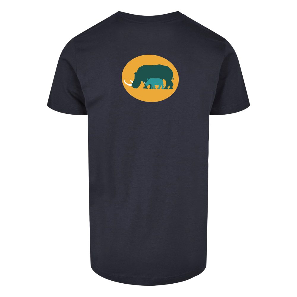 Maverick Mums Rhino & Calf Relaxed Fit T-Shirt | Unisex Adventure Tee | Front & Back Print