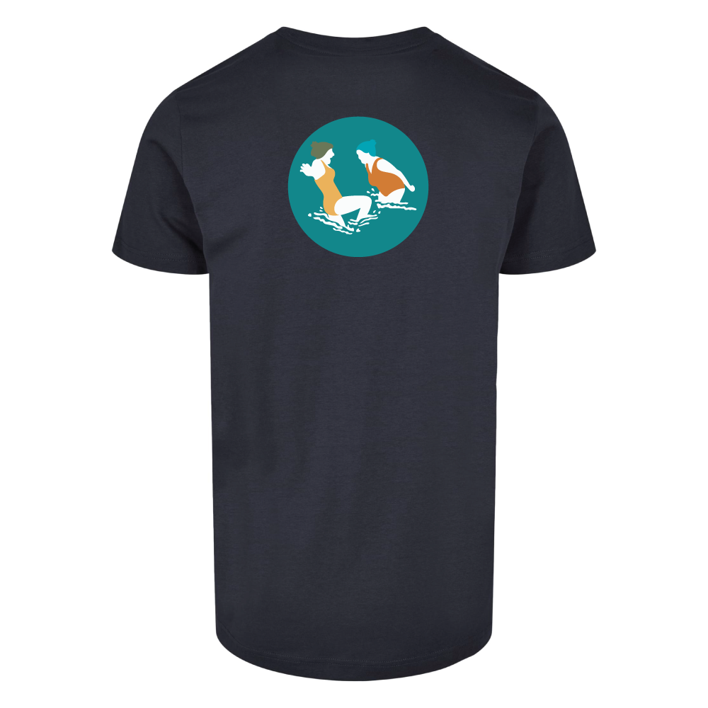 Maverick Mums Wild Swimmers Relaxed Fit T-Shirt | Unisex Adventure Tee | Front & Back Design
