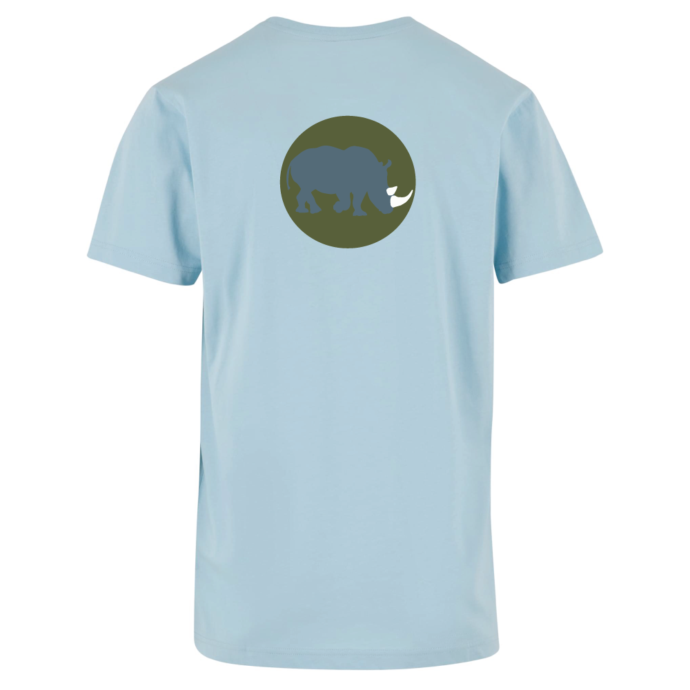 Maverick Mums Rhino Relaxed Fit T-Shirt | Unisex Adventure Tee | Front & Back Print