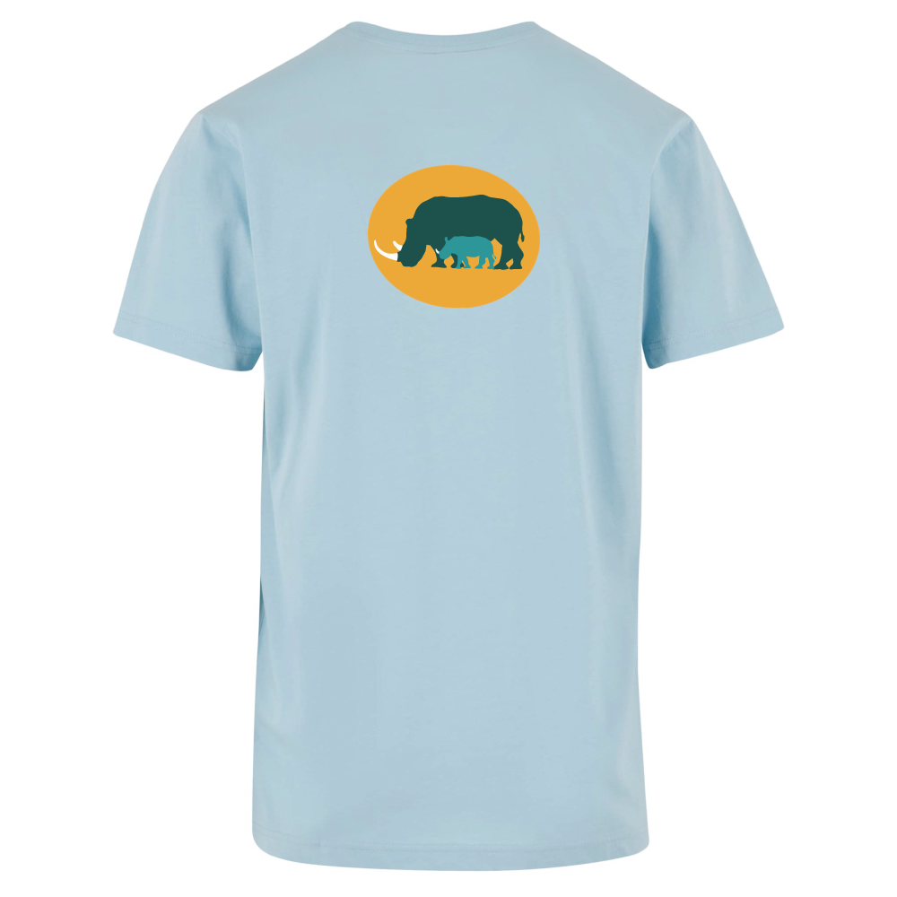 Maverick Mums Rhino & Calf Relaxed Fit T-Shirt | Unisex Adventure Tee | Front & Back Print