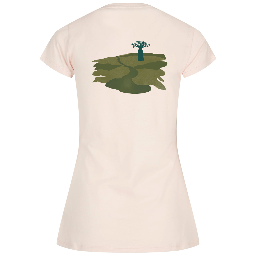 Maverick Mums Baobab Tree Landscape Classic Fit T-Shirt | Adventure Tee | Front & Back Print