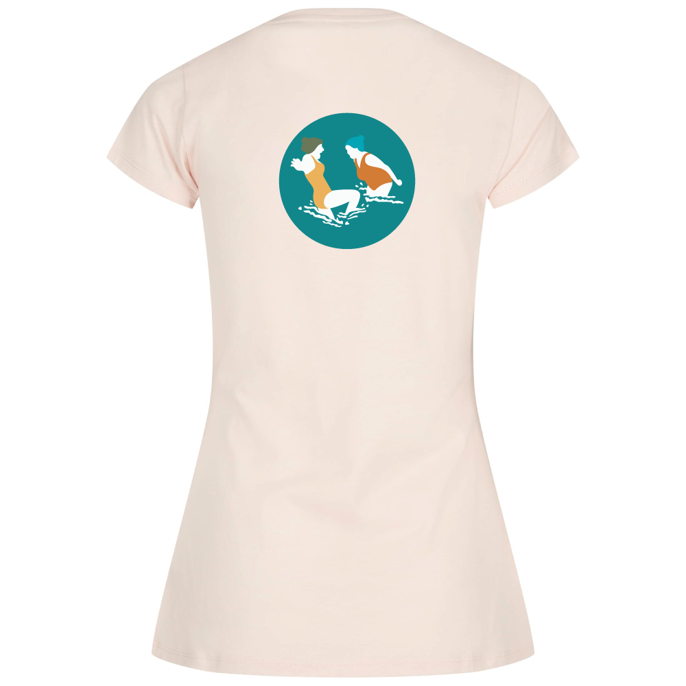 Maverick Mums Wild Swimmers T-Shirt | Front Logo & Back Design | Classic Fit Adventure Tee