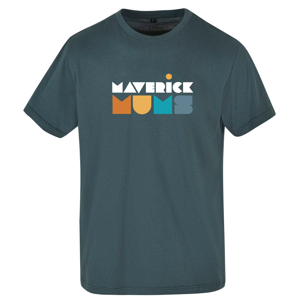 Maverick Mums Rhino & Calf Relaxed Fit T-Shirt | Unisex Adventure Tee | Front & Back Print