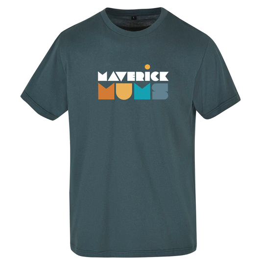 Maverick Mums Rhino & Calf Relaxed Fit T-Shirt | Unisex Adventure Tee | Front & Back Print