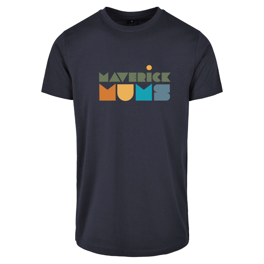 Maverick Mums Yoga Relaxed Fit T-Shirt | Unisex Adventure Tee | Front & Back Design