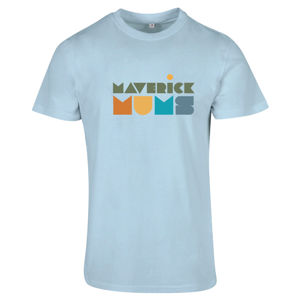 Maverick Mums Rhino & Calf Relaxed Fit T-Shirt | Unisex Adventure Tee | Front & Back Print