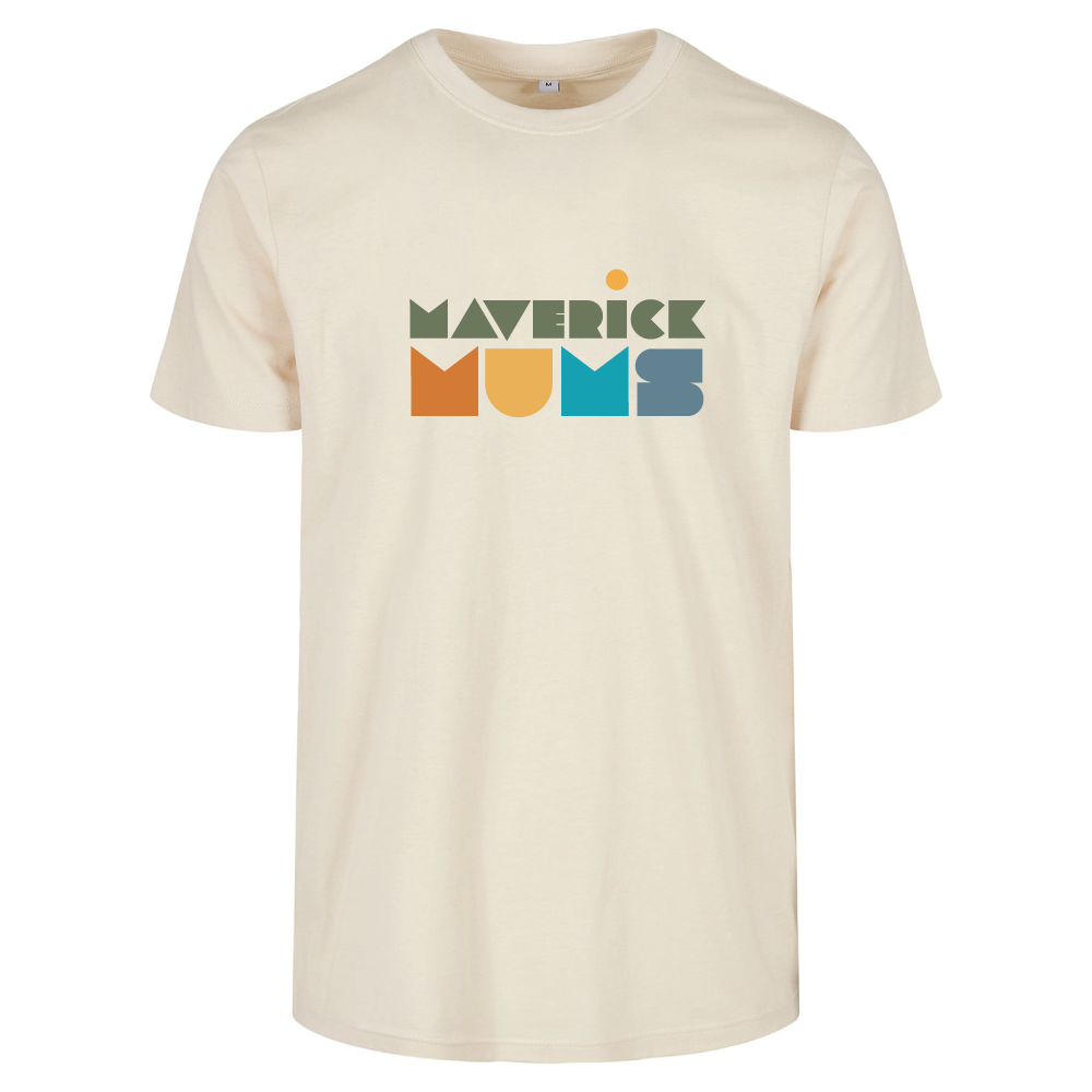 Maverick Mums Rhino & Calf Relaxed Fit T-Shirt | Unisex Adventure Tee | Front & Back Print