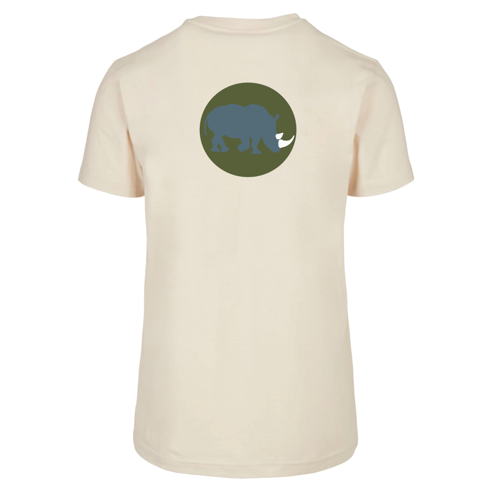 Maverick Mums Rhino Relaxed Fit T-Shirt | Unisex Adventure Tee | Front & Back Print