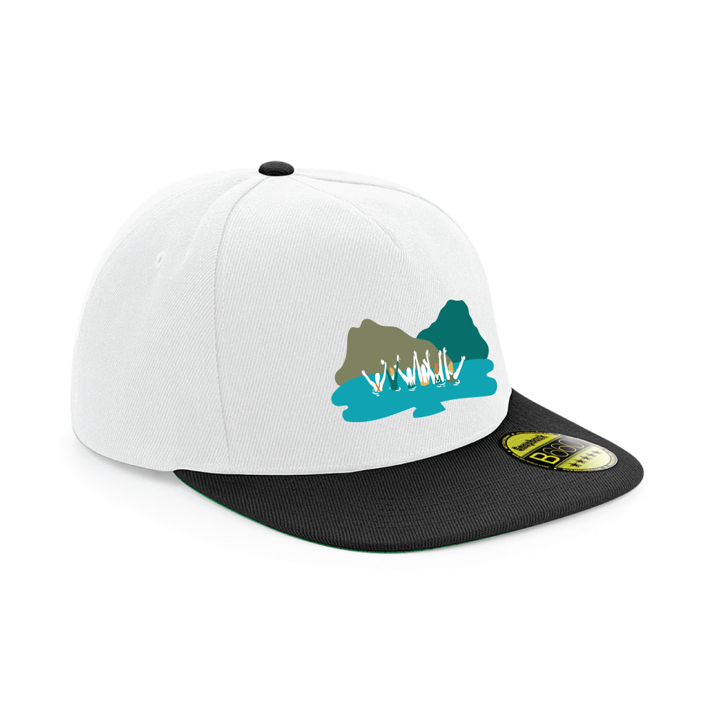 Maverick Mums Wild Swimming Mountains Snapback Cap | Adventure Lifestyle Headwear