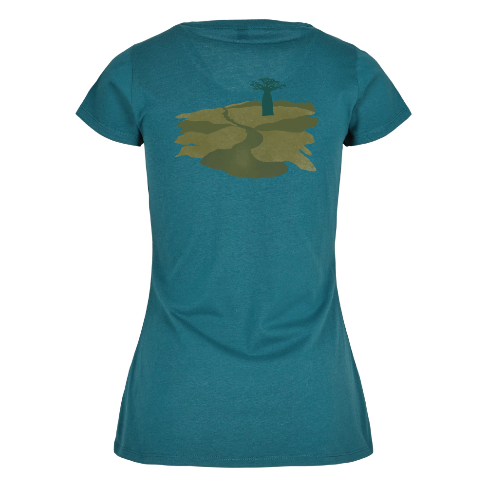 Maverick Mums Baobab Tree Landscape Classic Fit T-Shirt | Adventure Tee | Front & Back Print