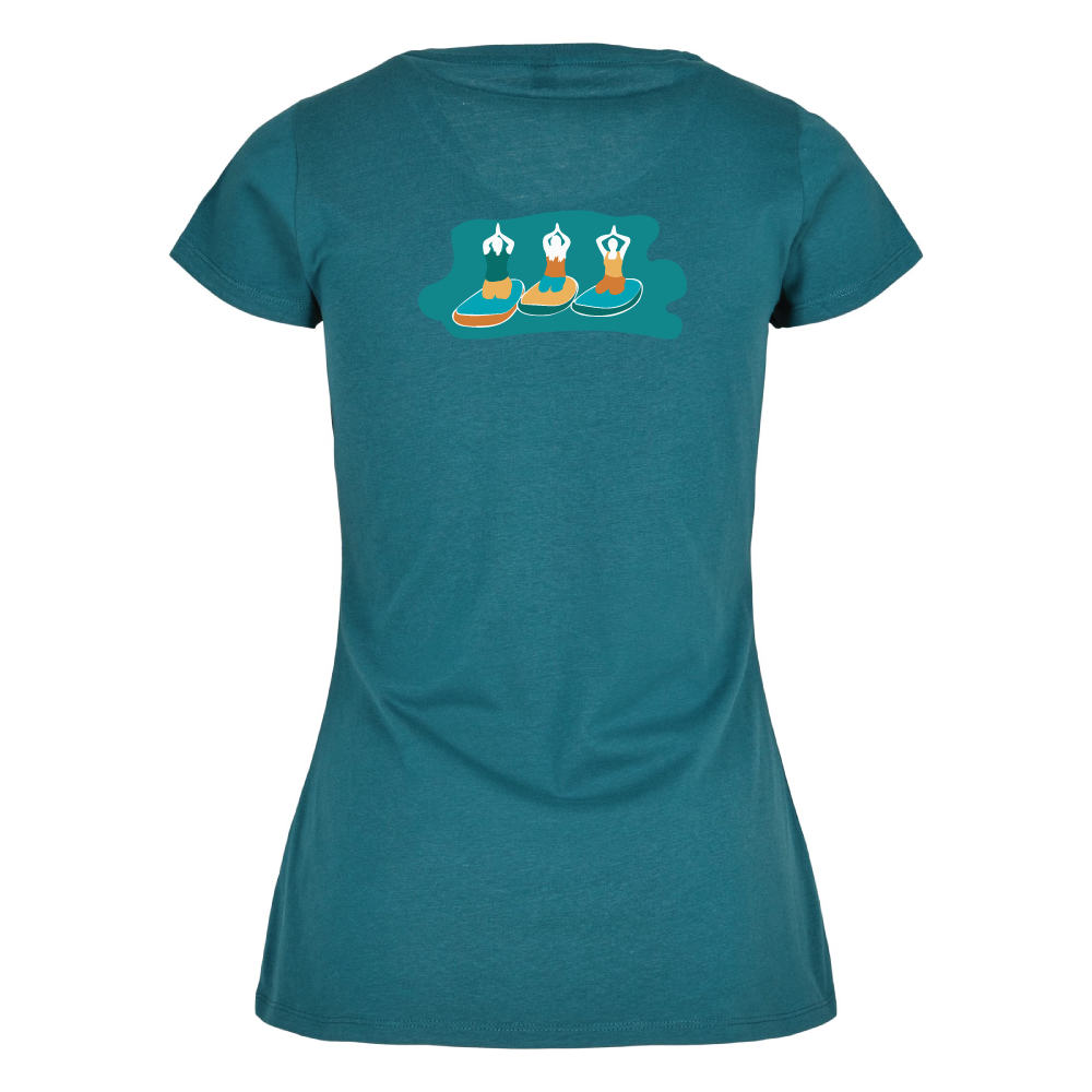 Maverick Mums Paddleboard Yoga Group Classic Fit T-Shirt | Unisex Adventure Tee | Front & Back Design